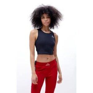 Kappa Logo Tape Dirinam Top Black Smoke and Red Chilly Pepper Straps Medium